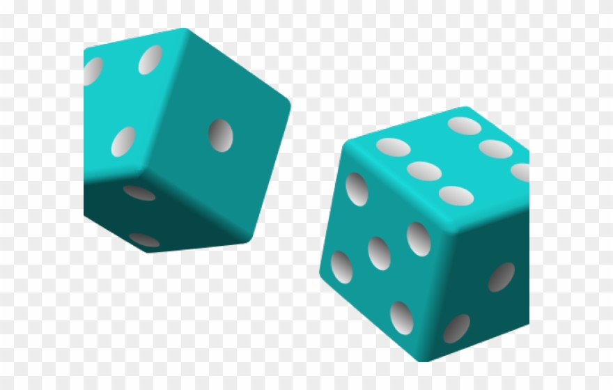 Colored Dice Clip Art , Png Download - Colored Dice Clip Art Transparent Png