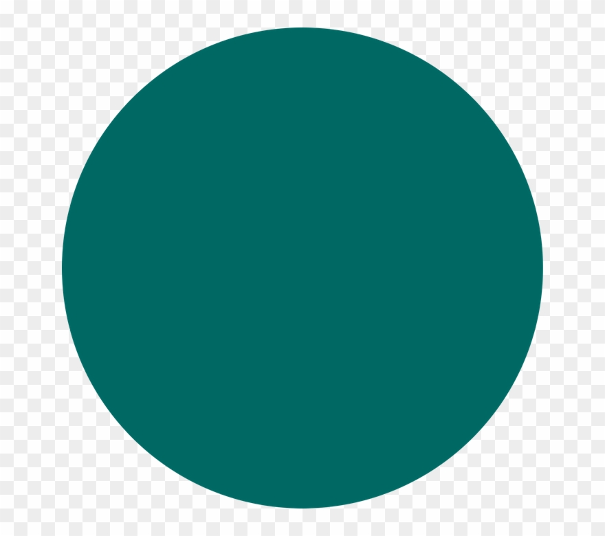 Verde Pavão - Circle Clipart