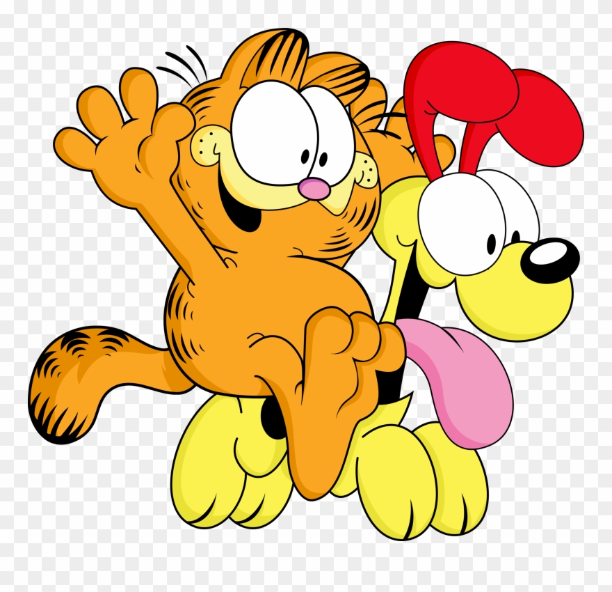 The Strip's Focus Is Mostly On The Interactions Among - Garfield And Odie Clipart