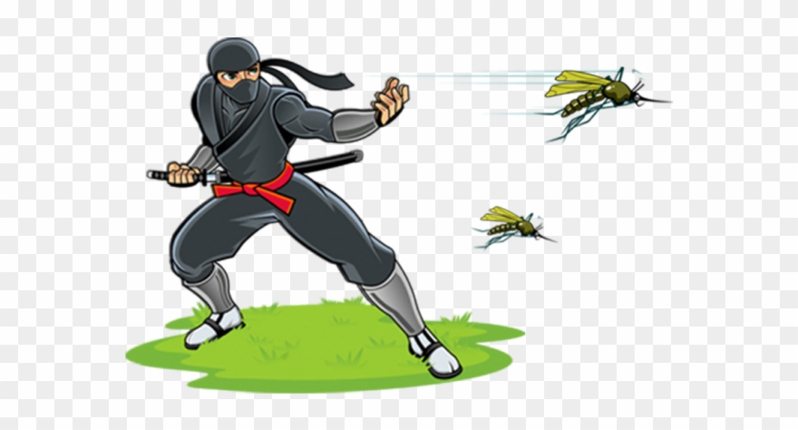 Our Mosquito-fighting Experts - Mosquito Killing Ninja Clipart