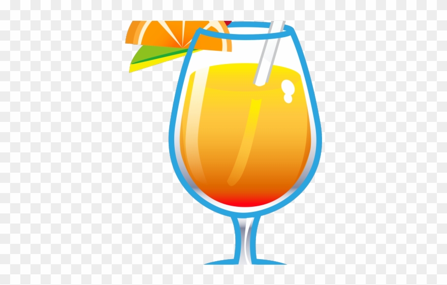 Christmas Clipart Cocktail - Tropical Drink Clip Art Png Transparent Png