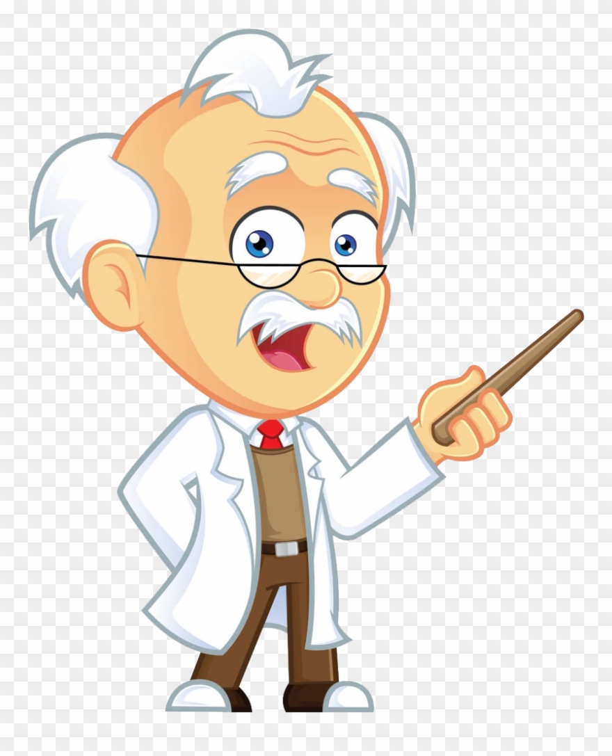Jpg Royalty Free Stock Teacher Professor Cartoon Clip - Professor Cartoon - Png Download