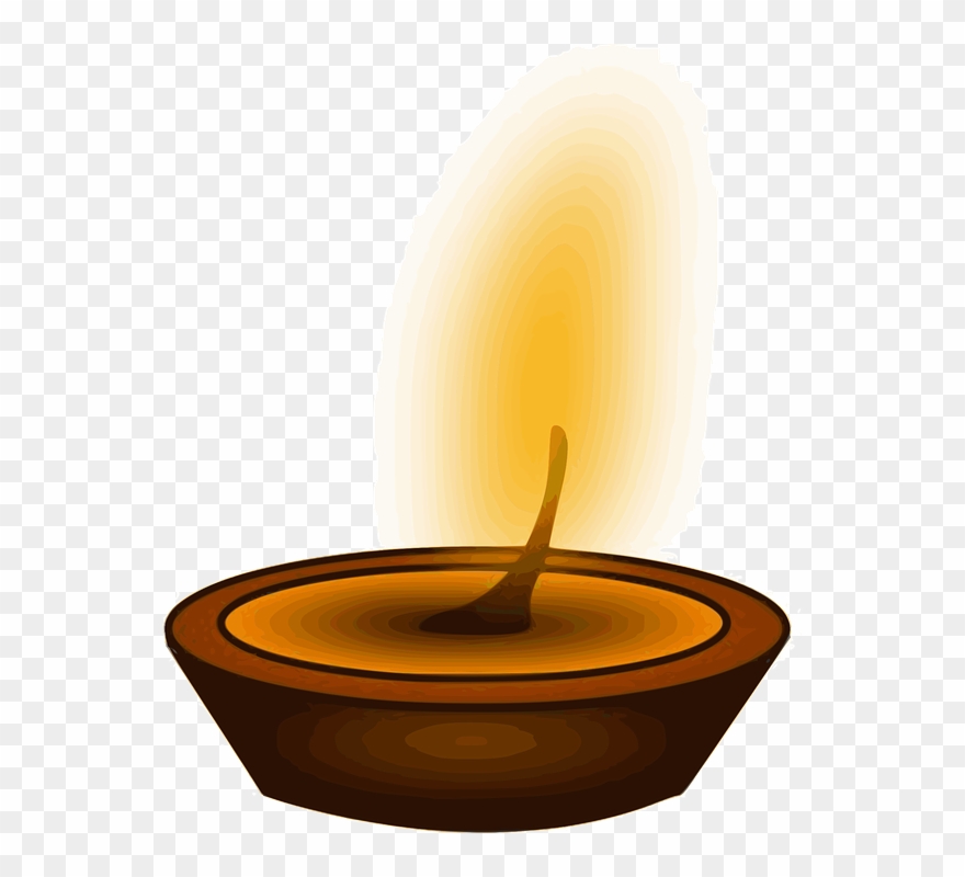 Transparent Diya Clipart
