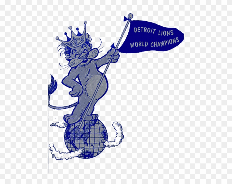 Detroit Lions - 1953 Detroit Lions Logo Clipart