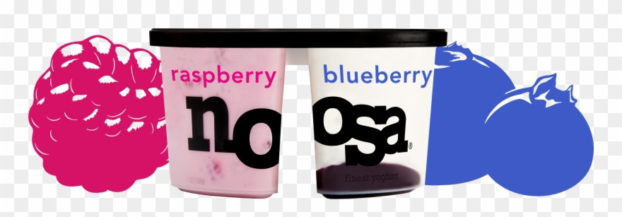 Raspberry & Blueberry - Noosa Yoghurt, Orange & Ginger - 8 Oz Clipart