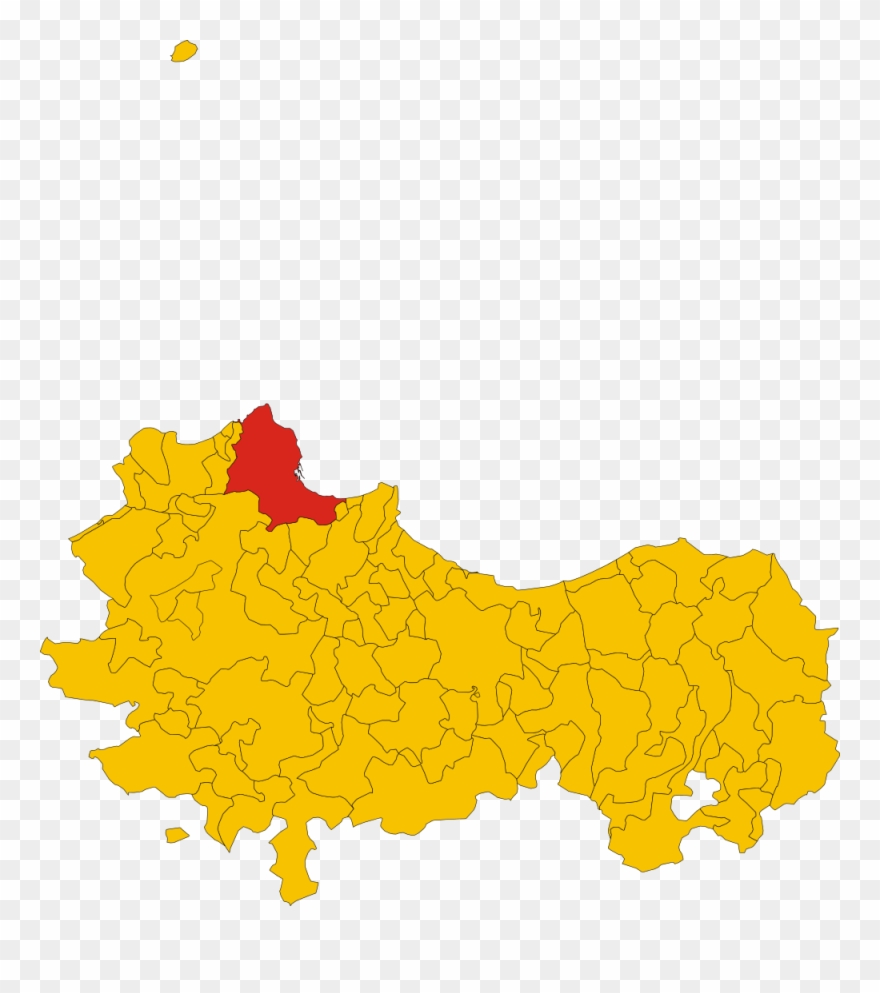 Map Of Comune Of Palermo - Altofonte Prov Palermo Distanza Dal Mare Clipart