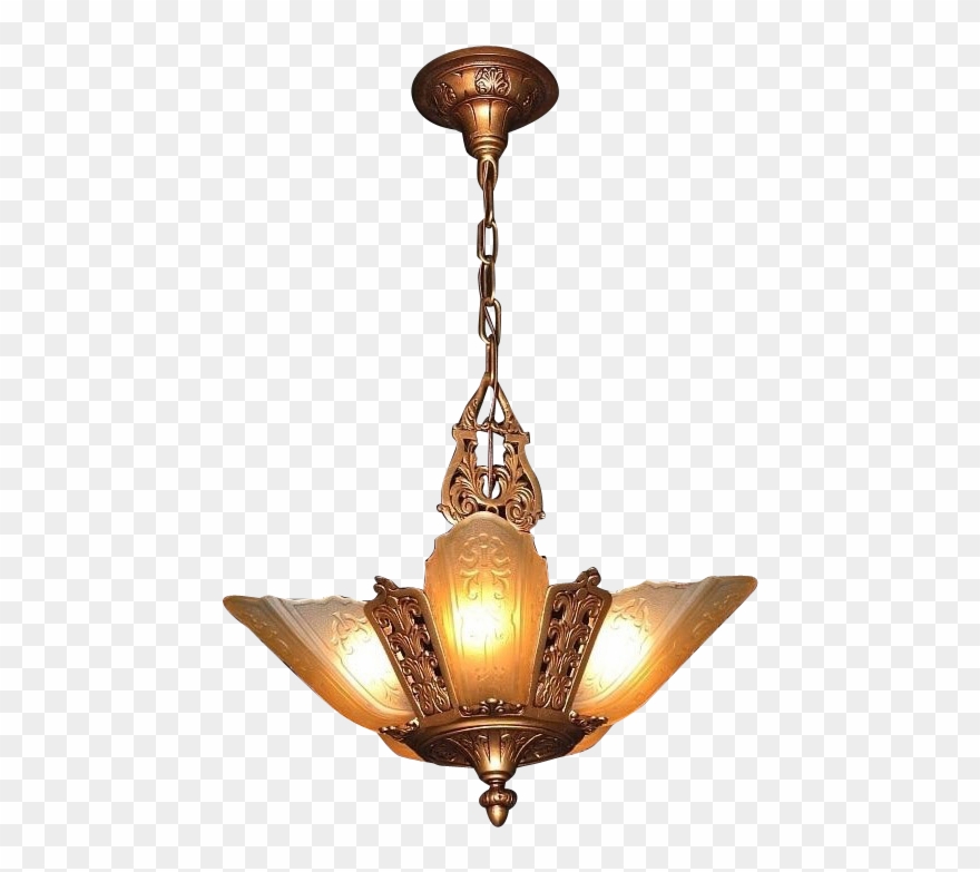 Light Lighting Chandelier Fixture Pendant Download - Vintage Light Png Clipart
