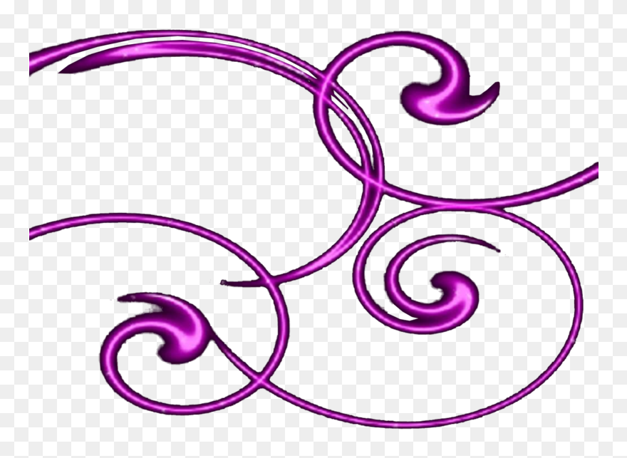 Pin Purple Swirl Clip Art - Purple Swirl Design Png Transparent Png