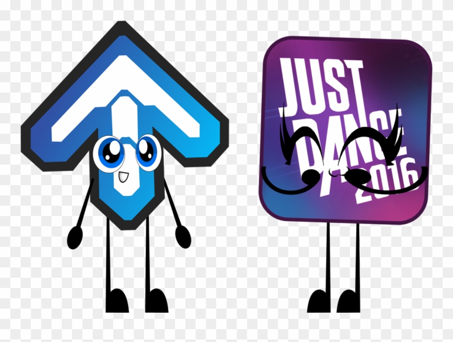 Ddr Arrow And Just Dance Logo By Coulden2017dx - Dance Dance Revolution Png Clipart