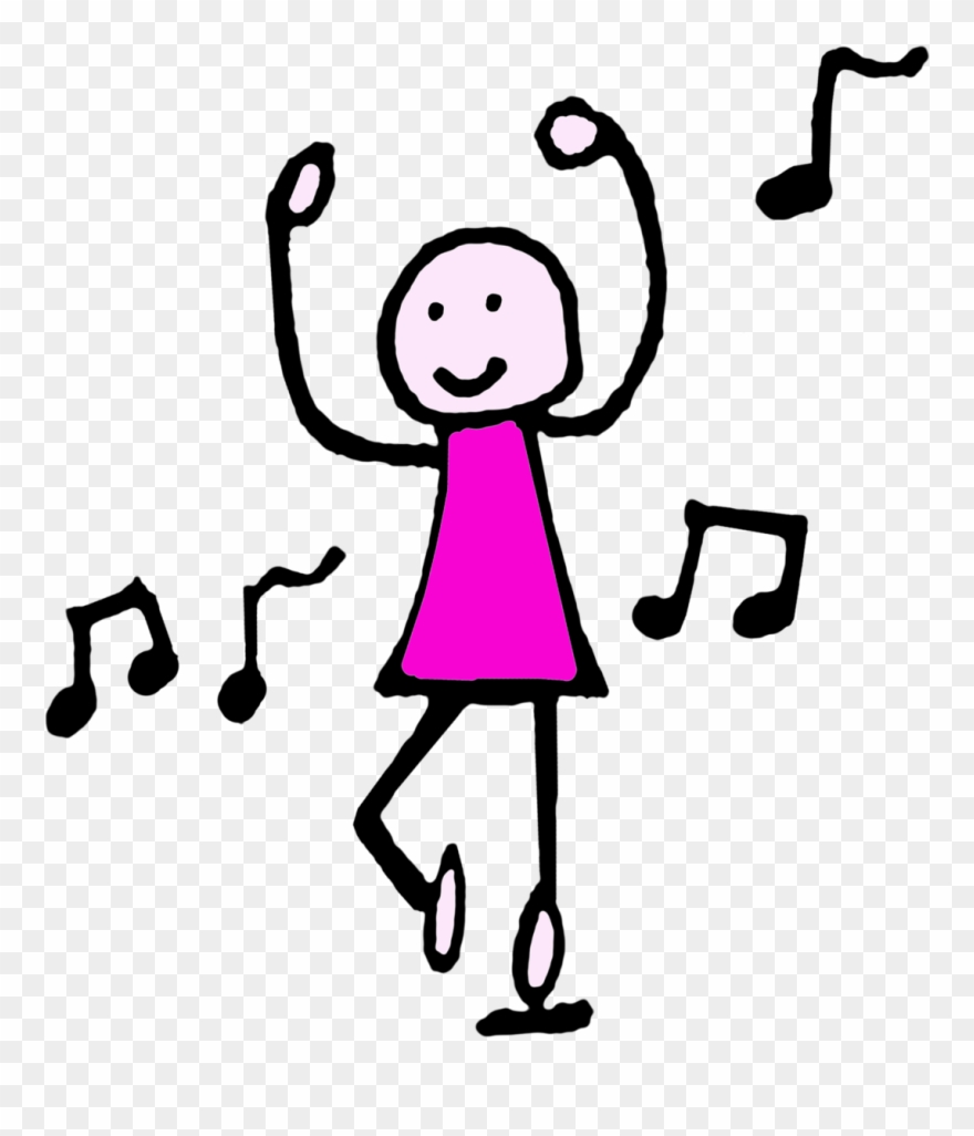 Keine Langeweile In Lembeck - Strichmännchen Tanzen Clipart