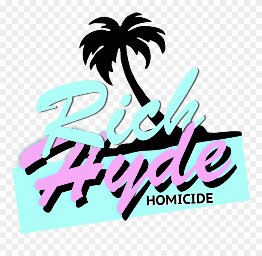 Rich Hyde T Shirt - Palm Tree Silhouette Clipart