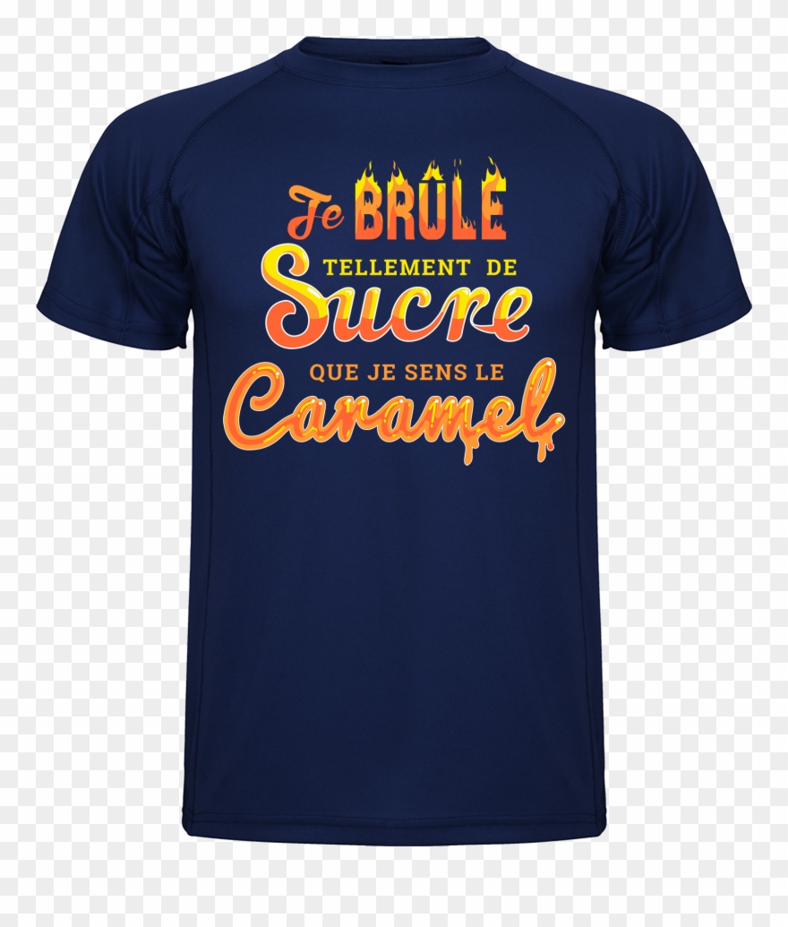 Je Brûle Tellement De Sucre Que Je Sens Le T-shirt - T Shirt Running Homme Clipart