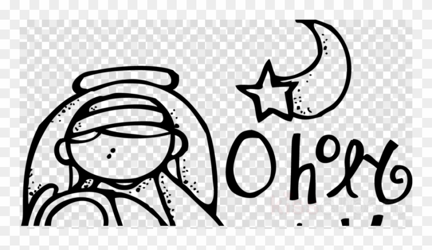 Line Art Clipart Bible Story Clip Art Christian Clip - Lds Christmas Clipart Black And White - Png Download