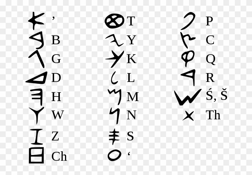 Phoenician Alphabet Ship Clipart