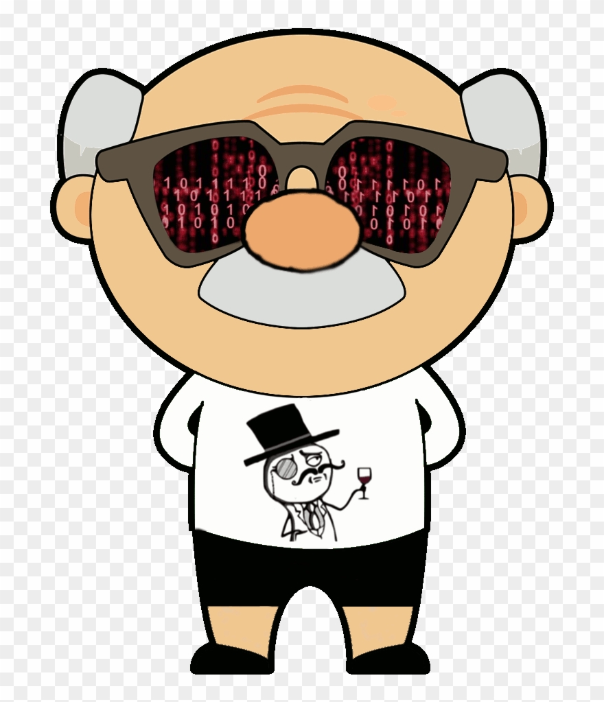Clip Royalty Free Grandfather Clipart Lolo - Lulzsec - Png Download