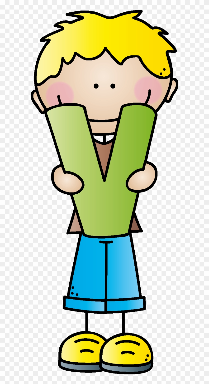 La Letra V - Education Clipart