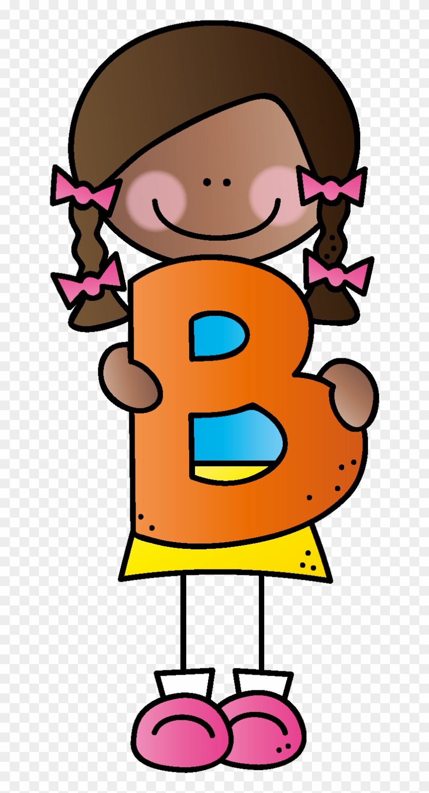 La Letra B - Desenho De Criança Com Letra X Clipart