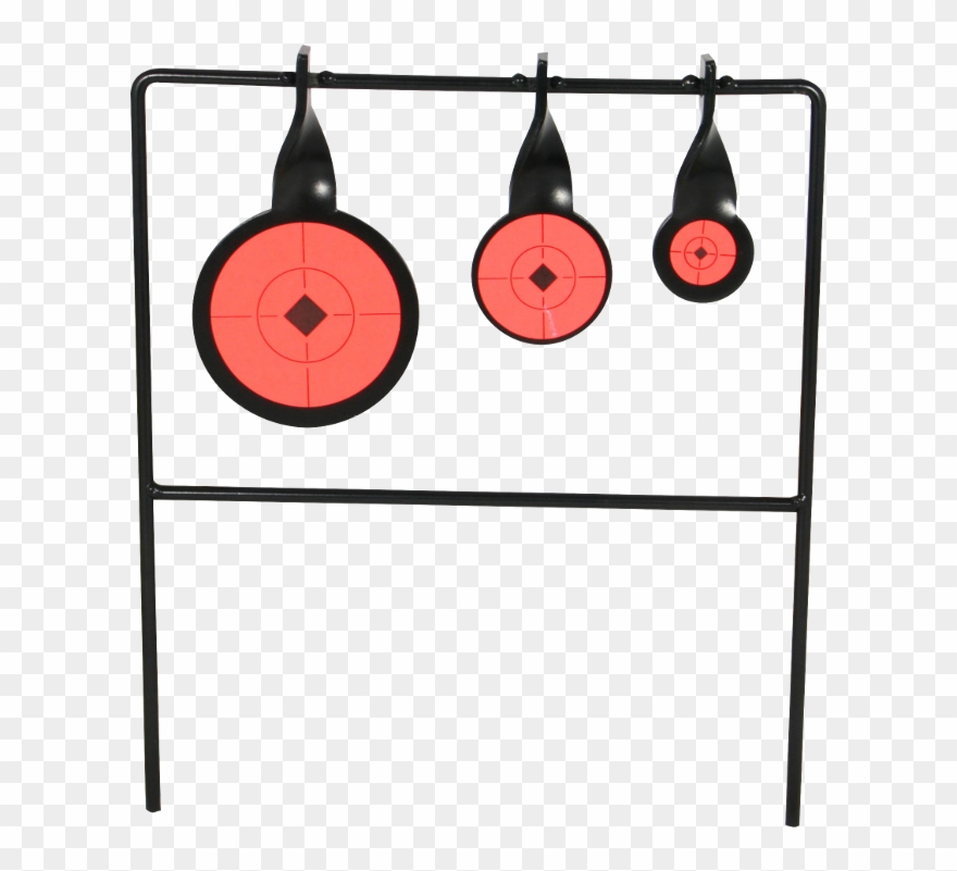 Triple Spinner Target - Metal Target Clipart