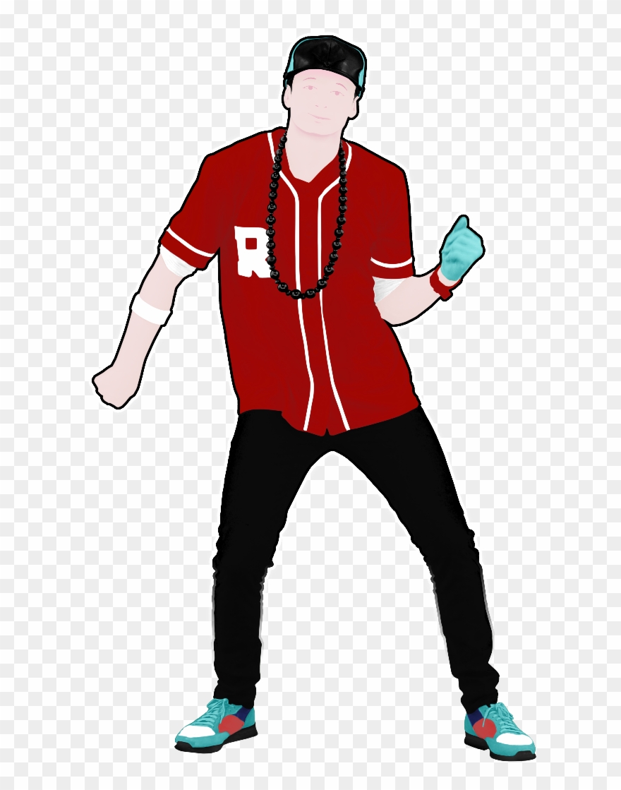 Uptown Funk Dancer 2 - Bon Appetit Just Dance Clipart