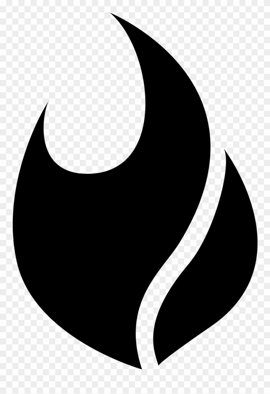 Fire Ball Black And White Clipart