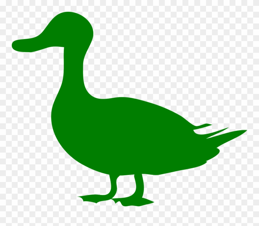 Duck Bird Water Poultry Png Image - Clip Art Duck Silhouette Transparent