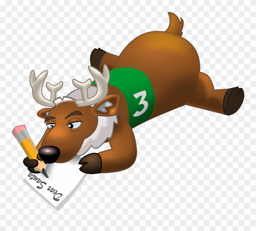 Dear Santa, That Takes Faith In Christmas - Cartoon Clipart