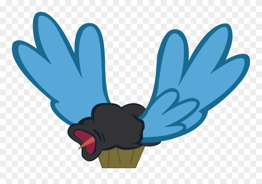 Flying Muffin Visual Fan - Flying Muffin Clipart