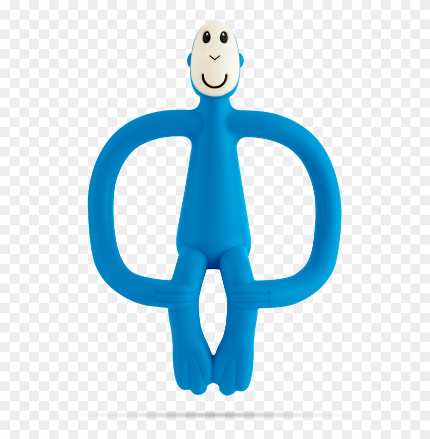 Blue Monkey Teething Toy Clipart