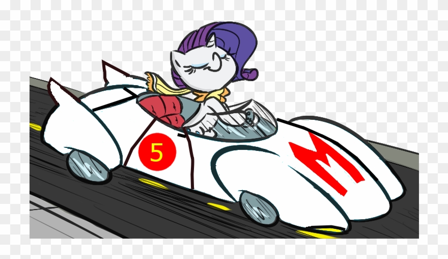 Tess, Car, Clothes, Driving, Eyes Closed, Female, Mare, - Speed Racer My Little Pony Clipart
