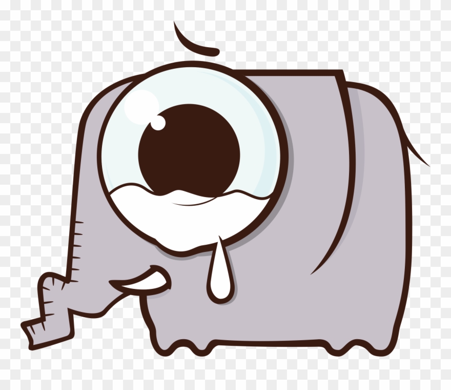 Cartoon Elephant, Baby Elephant, Baby Stickers, Picsart, - Elephant Clipart