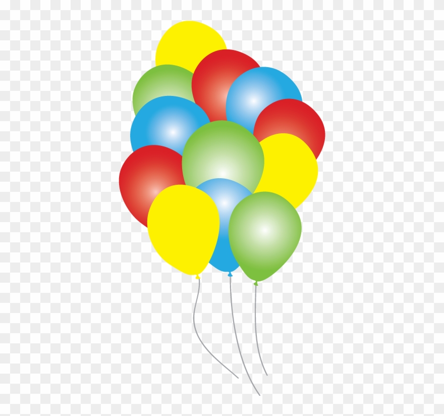 Clipart Balloon - 1 - 0 - Circus Time Balloons Party - Carnival Theme Balloon Clipart - Png Download
