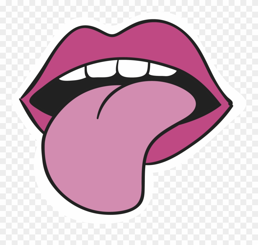 Clipart Eye Mango - Clipart Tongue Png Transparent Png