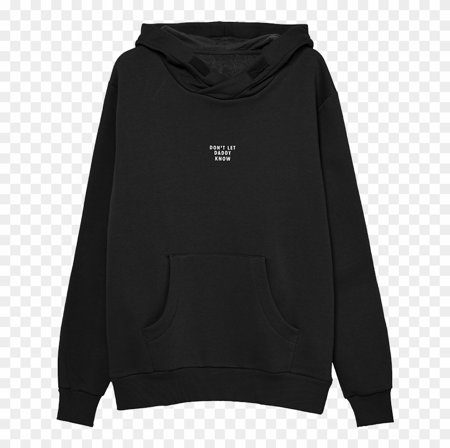 Clean Hoodie Hoodie Black Clipart