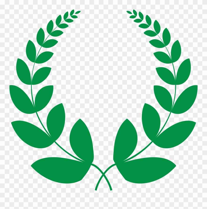 Boho Vector Laurel Wreath - Laurel Wreath Vector Green Clipart