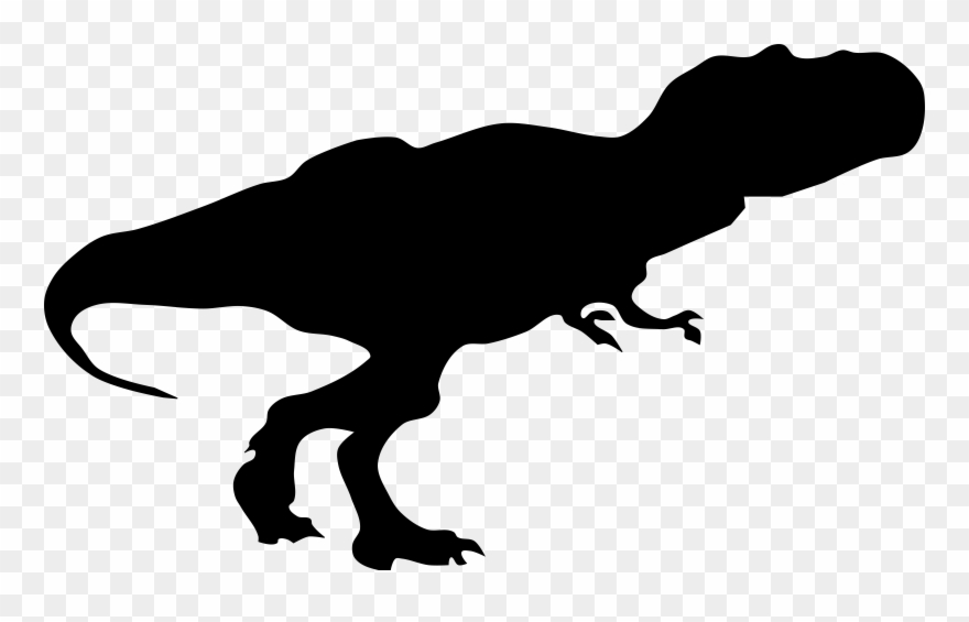 At Getdrawings Com Free For Personal Use - T Rex Dinosaur Silhouette Clipart