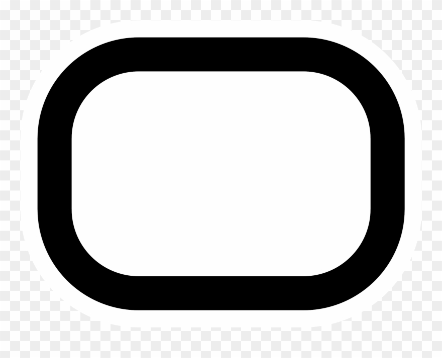 Rounded Rectangle Clip Art - Clip Art - Png Download