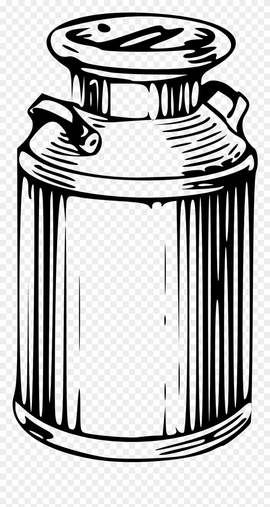 Clipart Milk Can Pertaining To Milk Clipart - Clip Art Milk Can - Png Download