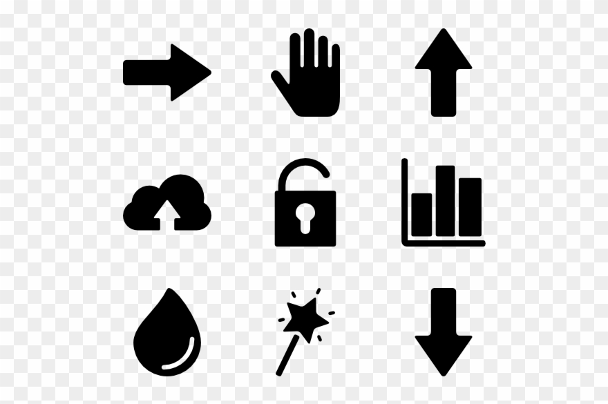Clip Art Stock Artist Vector Art Studio - Four Way Arrows - Png Download