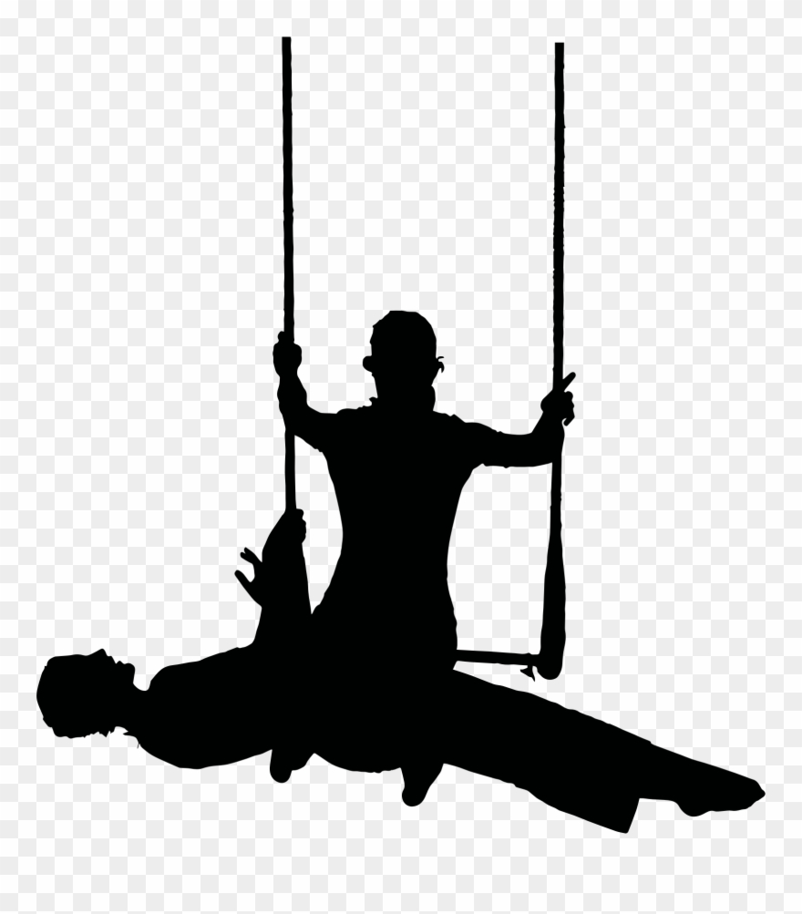 Circus Silhouette Painting Street Art - Street Art Png Clipart