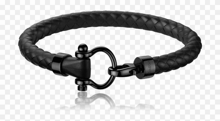 Sailing Bracelet - Omega Sailing Steel And Rubber Bracelet Clipart