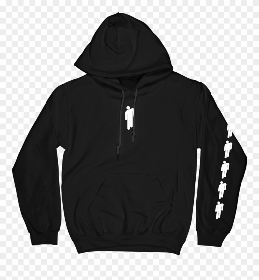 Black Hoodie - Billie Eilish Hoodie Clipart