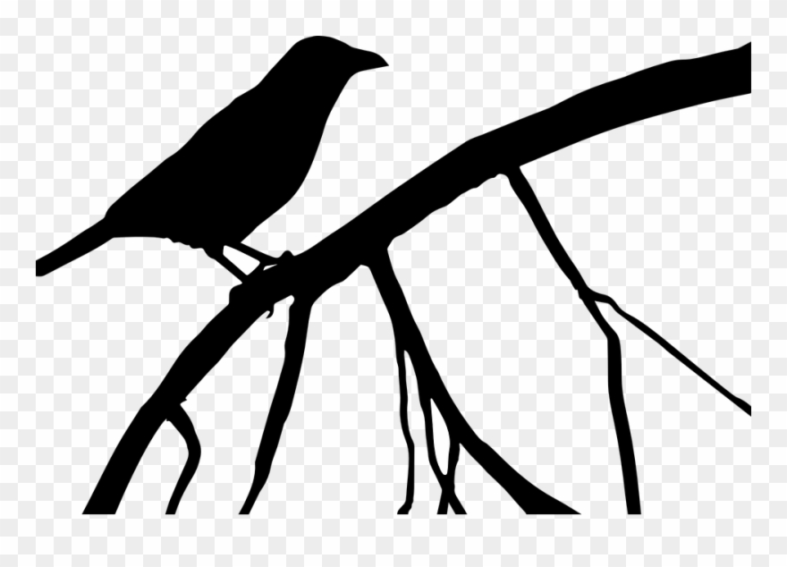 Flying Cardinal Silhouette Clip Art - Raven: A Love Ending Nevermore [book] - Png Download