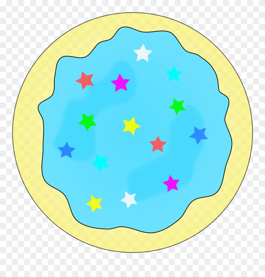 Clipart Blue Sugar Cookie - Sugar Cookie Cookie Clipart - Png Download