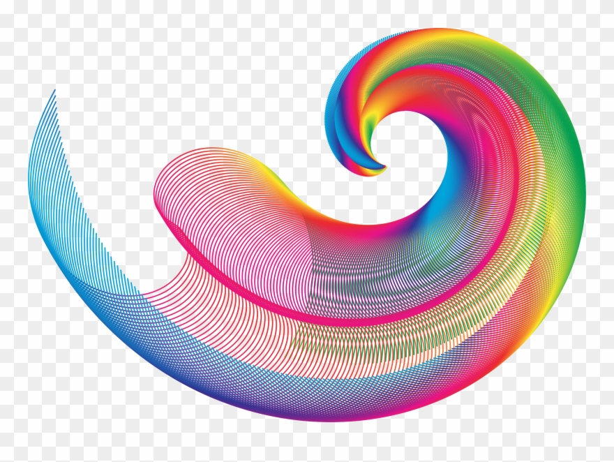 Clipart Chromatic Line No Image Free Library - Background Line Art .png Transparent Png