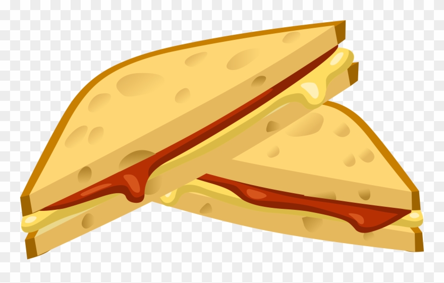 Grilled Cheese Clipart Cliparting Inside Cheese Clipart - Toasted Sandwich Clipart - Png Download