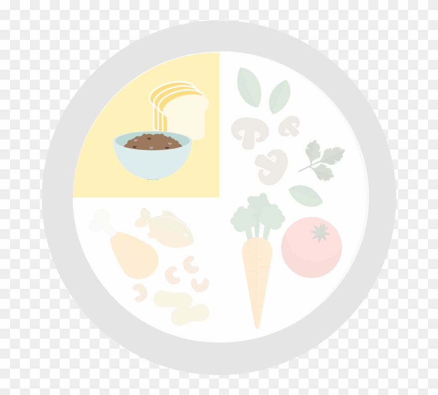 Choosing Whole-grains Over Refined Grains Means You - Healthy Plate Meat And Others Clipart