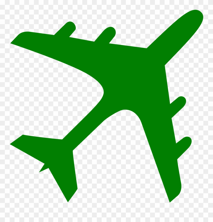 Airplane Vector Free Download - Free Airplane Silhouette Clip Art - Png Download