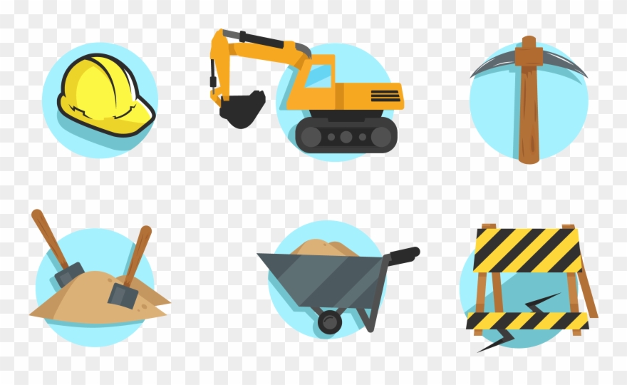 Architectural Engineering Tool Clip Art Construction - Pala Y Casco - Png Download