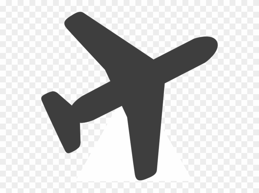 This Free Clip Arts Design Of Grey Airplane - Airplane Logo Grey - Png Download