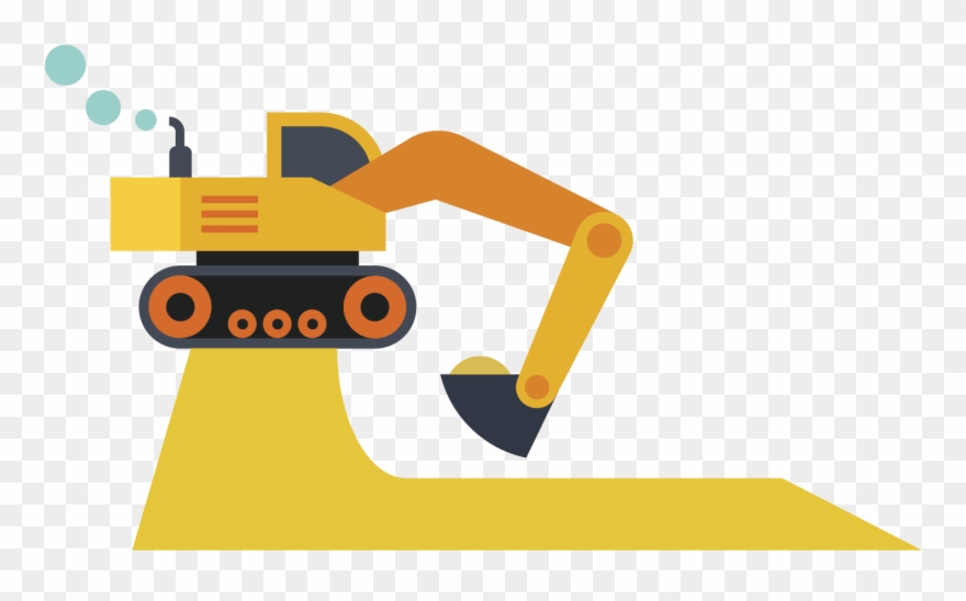 Excavator Backhoe - Excavator Clipart